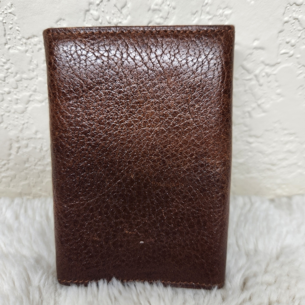 Vintage Samsonite Brown Full Grain Leather Wallet Key Holder - Picture 3 of 9